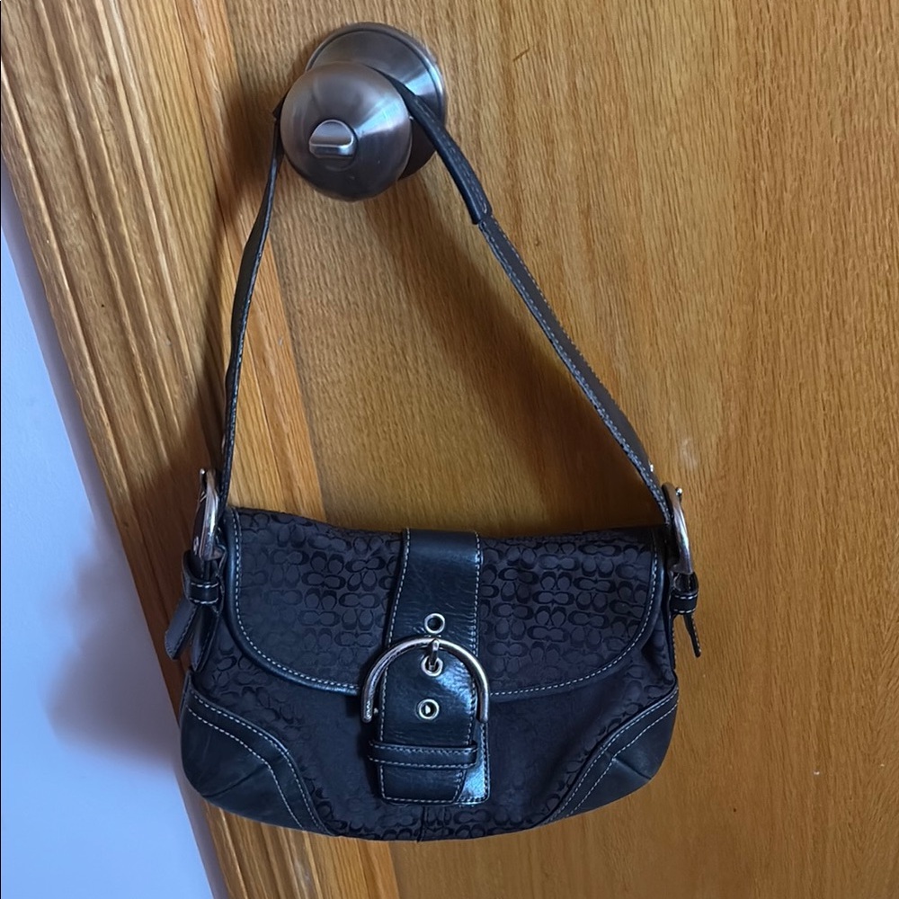 Coach Black Shoulder Bag
